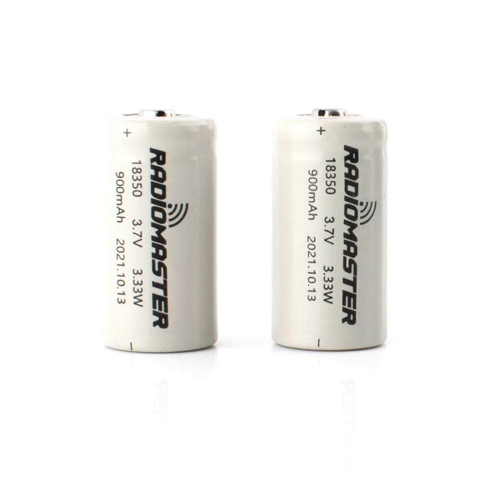 Top 10 ❤️ HOBBYPORTER RadioMaster 3.7V 900mAh 18350 Li-Ion Battery For Zorro 2 Pack New ✨ 3 HOBBYPORTER RadioMaster 3.7V 900mAh 18350 Li-Ion Battery For Zorro 2 Pack New