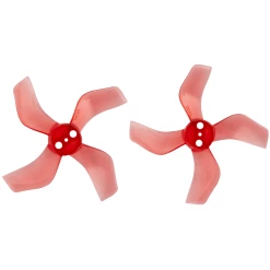 Gemfan 1636 Durable Quad-Blade 40mm Micro/Whoop Prop 8 Pack (1.5mm Shaft) - Choose Your Color New