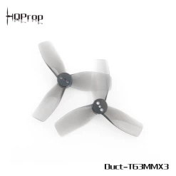 HQPROP HQ Prop Duct T63MMX3 Tri-Blade 2.5" Cinewhoop Prop 4 Pack - Light Gray