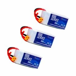 GNB 3 Pack Of RDQ Series 14.8V 4S 850mAh 75C LiPo Micro Battery - XT30 Or XT60 New