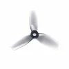 HQPROP HQ Prop 75mm Cinewhoop 2.95x3.6x3 Tri-Blade 3" Prop 4 Pack - Grey