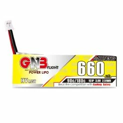 GNB Gaoneng 3.8V 1S 660mAh 90C LiHV Whoop/Micro Battery W/ PH2.0