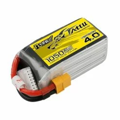 New Tattu R-Line Version 4.0 22.2V 6S 1050mAh 130C LiPo Battery - XT60