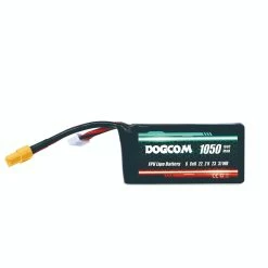 DogCom 22.2V 6S 1050mAh 100C LiPo Battery - XT60 New