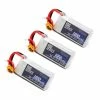 GNB New 3 Pack Of RDQ Series 22.2V 6S 1050mAh 90C LiPo Battery - XT60