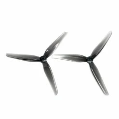 HQPROP HQ Prop T5.1x2.5x3 Tri-Blade 5" Prop 4 Pack (1.5mm Shaft) - Grey