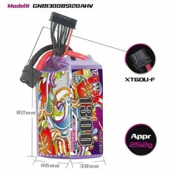 Deals ๐งจ GNB Gaoneng 30.4V 8S 1300mAh 120C LiHV Battery W/ XT60 New ๐งจ 9 GNB Gaoneng 30.4V 8S 1300mAh 120C LiHV Battery W/ XT60 New