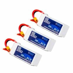 GNB New 3 Pack Of RDQ Series 22.2V 6S 1250mAh 80C LiPo Battery - XT60