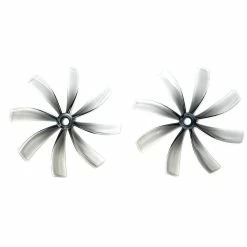 HQPROP HQ Prop Duct 76MMX8 Octa-Blade 3" Prop 4 Pack - Gray