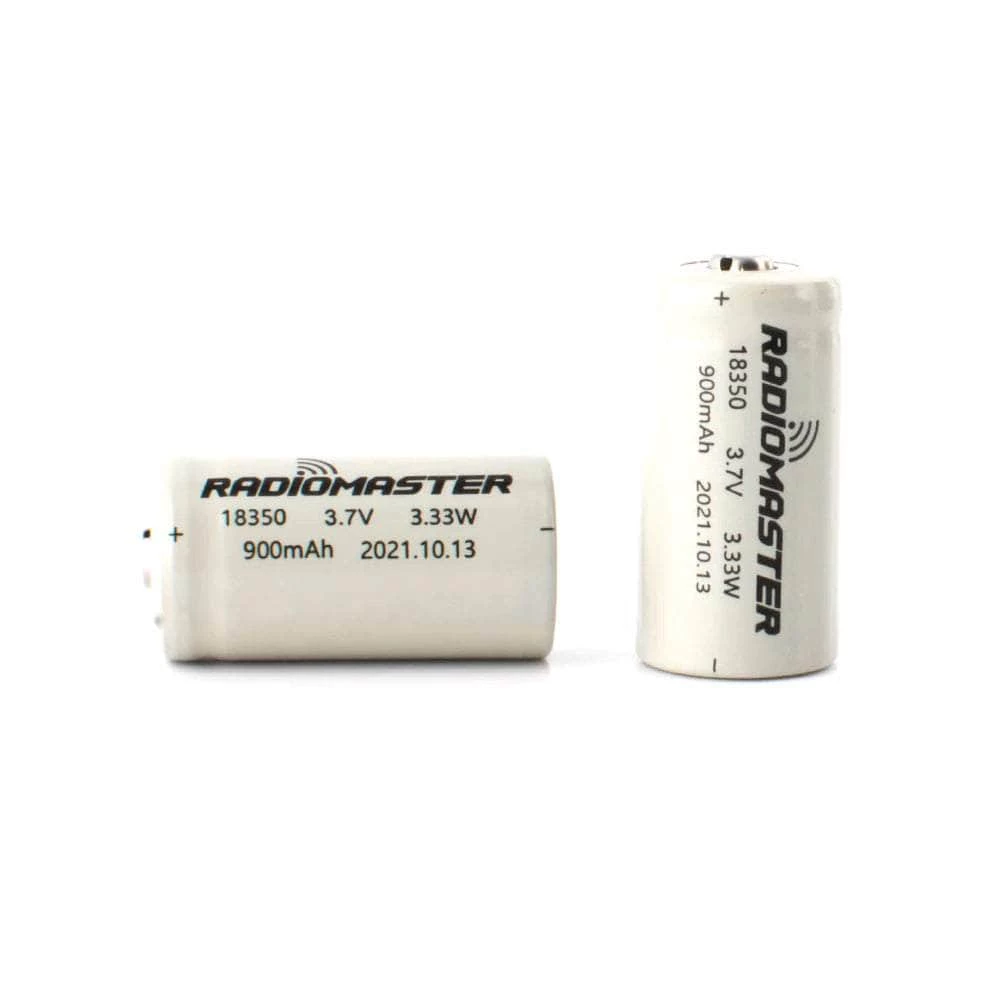 Top 10 ❤️ HOBBYPORTER RadioMaster 3.7V 900mAh 18350 Li-Ion Battery For Zorro 2 Pack New ✨ 4 HOBBYPORTER RadioMaster 3.7V 900mAh 18350 Li-Ion Battery For Zorro 2 Pack New