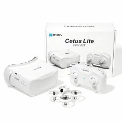 BetaFPV RTF Cetus Lite FPV Kit - Cetus Whoop, Goggles, Transmitter, Batteries, Charger & Case New