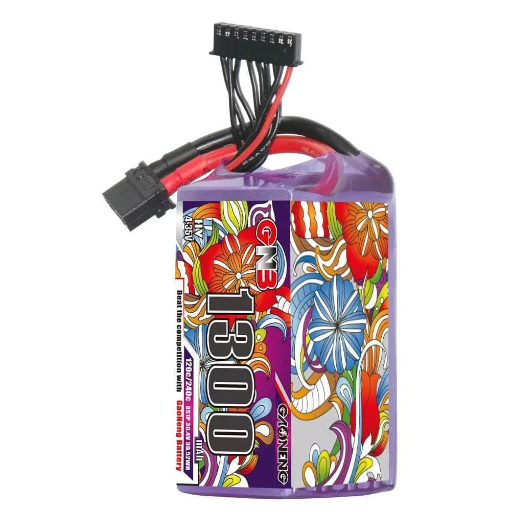 Deals ๐งจ GNB Gaoneng 30.4V 8S 1300mAh 120C LiHV Battery W/ XT60 New ๐งจ 4 GNB Gaoneng 30.4V 8S 1300mAh 120C LiHV Battery W/ XT60 New
