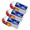 GNB 3 PACK Of RDQ Series 18.5V 5S 1300mAh 100C LiPo Battery - XT60