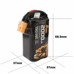Auline 14.8V 4S 18650 2000mAh 30C Li-Ion Battery - XT60