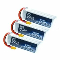 GNB 3 PACK Of RDQ Series 18.5V 5S 2200mAh 80C Long Range LiPo Battery - XT60 New
