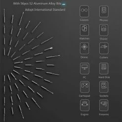 FPVELITE Xiaomi Wowstick 1F+ Dual Mode Cordless 69 Piece Electric Screwdriver Set