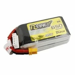 New Tattu 14.8V 4S 650mAh 95C LiPo Micro Battery - XT30