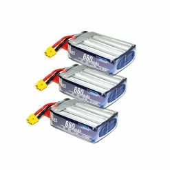 GNB 3 PACK Of RDQ Series 22.8V 6S 660mAh 90C LiHV Battery - XT30 New