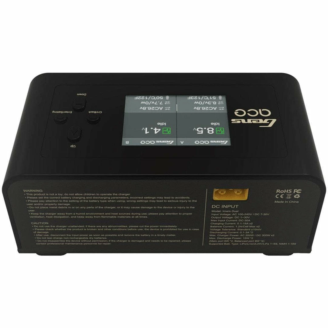 Cheapest π TATTU New GensAce Imars 15A 1-6S Dual Channel AC/DC Smart Charger π₯° 4 TATTU New GensAce Imars 15A 1-6S Dual Channel AC/DC Smart Charger