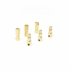 FPVELITE New Gold Bullet Banana Connector 3 Pack - Choose Your Size