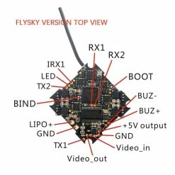 HappyModel CrazyBee F4 Pro V3 AIO Whoop Flight Controller For Larva, Sailfly, Mobula - FRSKY