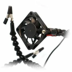 FPVELITE Helping Hands Soldering Aid Tool W/ LED Magnifier Lamp & Fan New