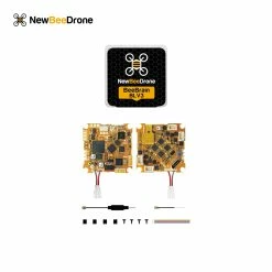 NewBeeDrone BeeBrain BLV3 AIO 1S Whoop Flight Controller (F4 FC / 12A 4in1 ESC / 5-120mW VTX) - Frsky