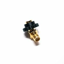 New TrueRC TRUE-SMA RP-SMA Male To SMA Female 45 Degree Adapter W/ Thumbscrew