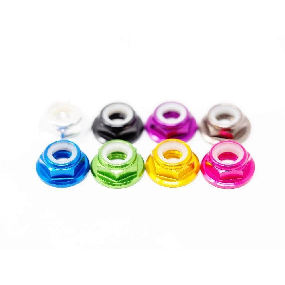 Brand new ๐ FPVELITE M5 Low Profile Motor Nut W/ Flange (1PC) - Choose Your Color ๐ 3 FPVELITE M5 Low Profile Motor Nut W/ Flange (1PC) - Choose Your Color