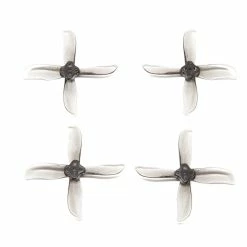 FOXEER DAL Cyclone Q2035C Pro Quad-Blade 2" Prop 16 Pack - Grey