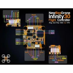 NewBeeDrone Infinity305 F4 3-6S Flight Controller
