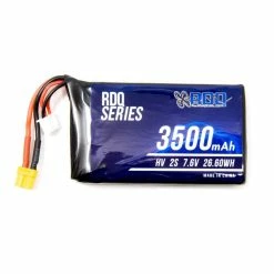 GNB RDQ Series 7.6V 2S 3500mAh 2C QX7 Compatible HV LiPo Battery - XT30 New