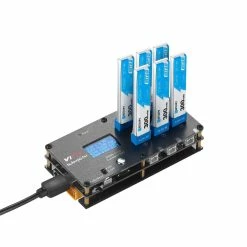 New ViFly WhoopStor V2 1S LiPo/LiHV 6 Channel DC/USB-C Battery Charger & Discharger For BT2.0 & PH2.0