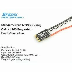New Spedix GS30 32Bit 2-4S 30A ESC