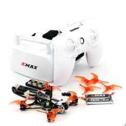 New EMAX RTF Tinyhawk II Freestyle Ready To Fly Kit W/ Goggles, Radio Transmitter, Case & Drone