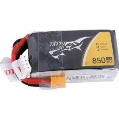 Tattu 11.1V 3S 850mAh 75C LiPo Micro Battery - XT30 New