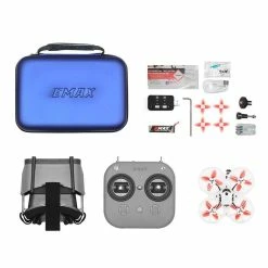 EMAX RTF TinyHawk III Ready To Fly Kit W/ Goggles, Radio Transmitter, Case And 76mm Racing Whoop Drone