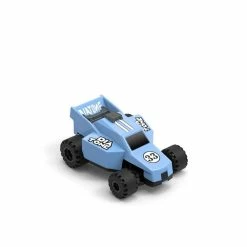 Diatone 1:76 Q33 Karting 60min RTR Two Car Kit W/ 2 Cars, Extra Body, Transmitter, Charger - Blue New
