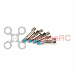 ImpulseRC M3 X 12mm - HT Shoulder Bolt 4 Pack - Gunmetal New