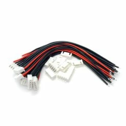FPVELITE 4S Balance Lead JST-XH 4S1P Balance Connector Male/Female Plug - 10 Pack
