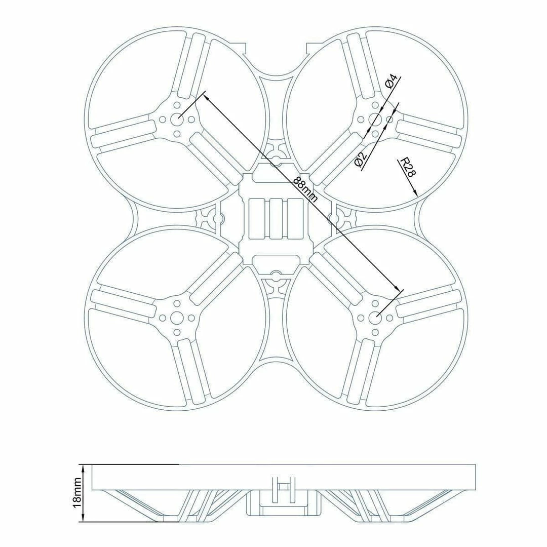 Cheapest π BetaFPV Beta85X 4K 4S Whoop Frame Upgrade Kit π₯ 8 BetaFPV Beta85X 4K 4S Whoop Frame Upgrade Kit