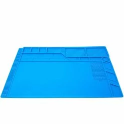 UFOTOOLS S-180A1 Large Heat Resistant Silicone Soldering Work Mat W/ Magnets