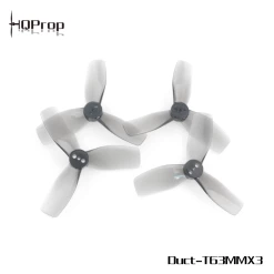HQPROP HQ Prop Duct T63MMX3 Tri-Blade 2.5" Cinewhoop Prop 4 Pack - Light Gray