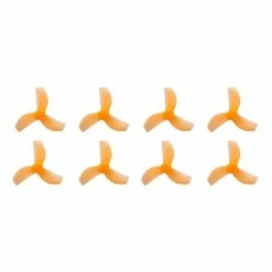 New Gemfan 35mm-3 Tri-Blade Micro/Whoop Prop 8 Pack (1mm Shaft) - Choose Your Color