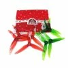 New Gemfan Hurricane 2022 Christmas Edition 51466 3-Blade Propellers 8 Pack - Father Christmas Edition