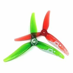 New Gemfan Hurricane 2022 Christmas Edition 51466 3-Blade Propellers 8 Pack - Father Christmas Edition