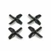 HQPROP New HQ Prop 1.2x1.3x4 Quad-Blade Micro/Whoop Prop 4 Pack (0.8mm Shaft) - Black