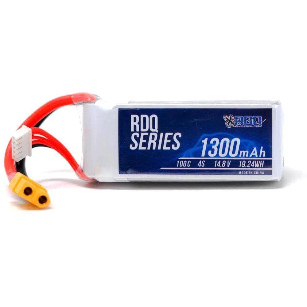 Deals ⭐ GNB RDQ Series 14.8V 4S 1300mAh 100C LiPo Battery - XT60 🎁 4 GNB RDQ Series 14.8V 4S 1300mAh 100C LiPo Battery - XT60