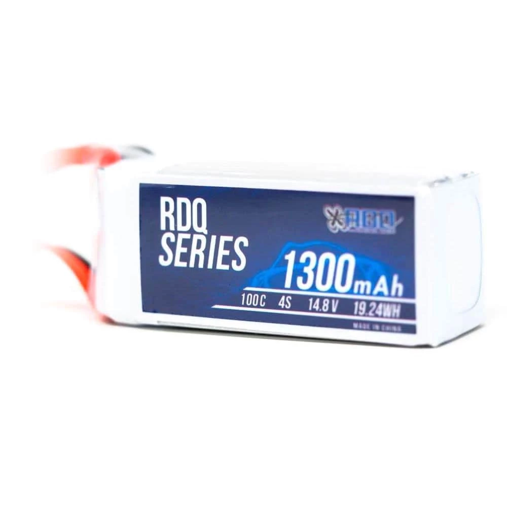 Deals ⭐ GNB RDQ Series 14.8V 4S 1300mAh 100C LiPo Battery - XT60 🎁 5 GNB RDQ Series 14.8V 4S 1300mAh 100C LiPo Battery - XT60