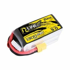 New Tattu R-Line Version 3.0 22.2V 6S 1300mAh 120C LiPo Battery - XT60